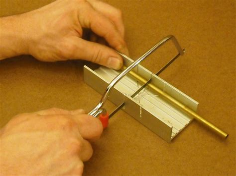 how to cut brass tubing